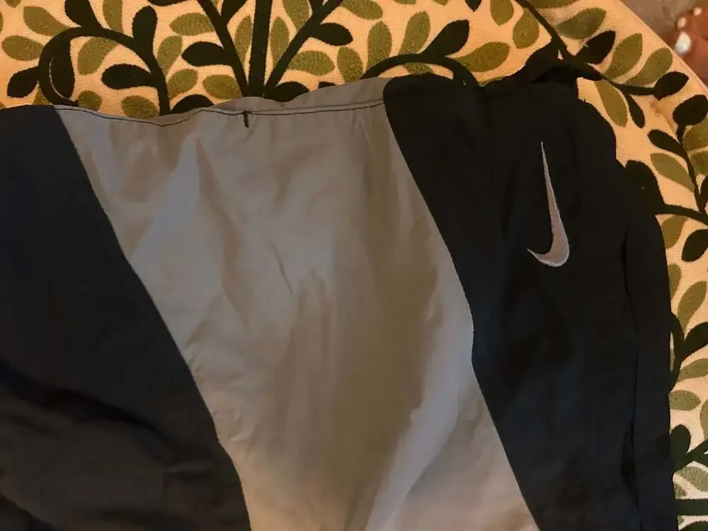 Nike Men's Multi Logo Vortex Volley Swim Shorts Black Grey